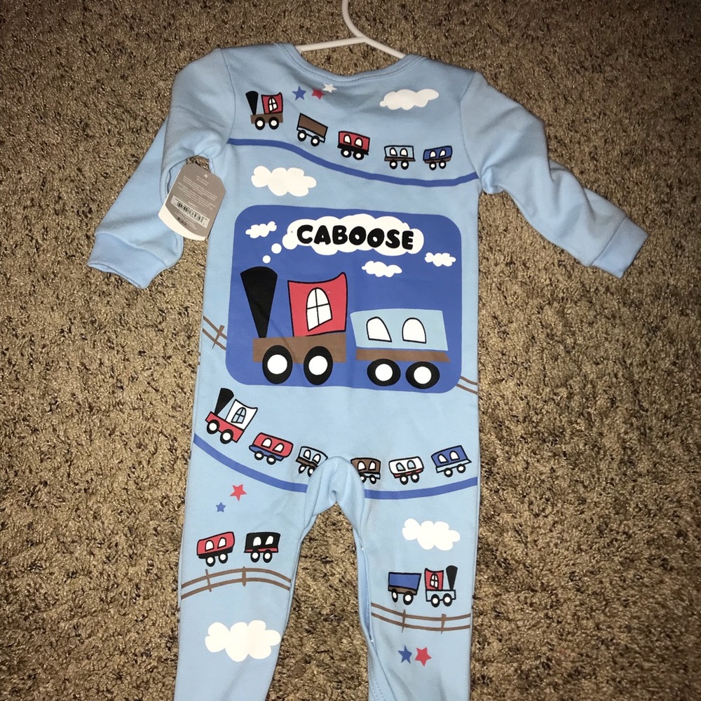 NWT Boutique 9 Month Train Sleeper